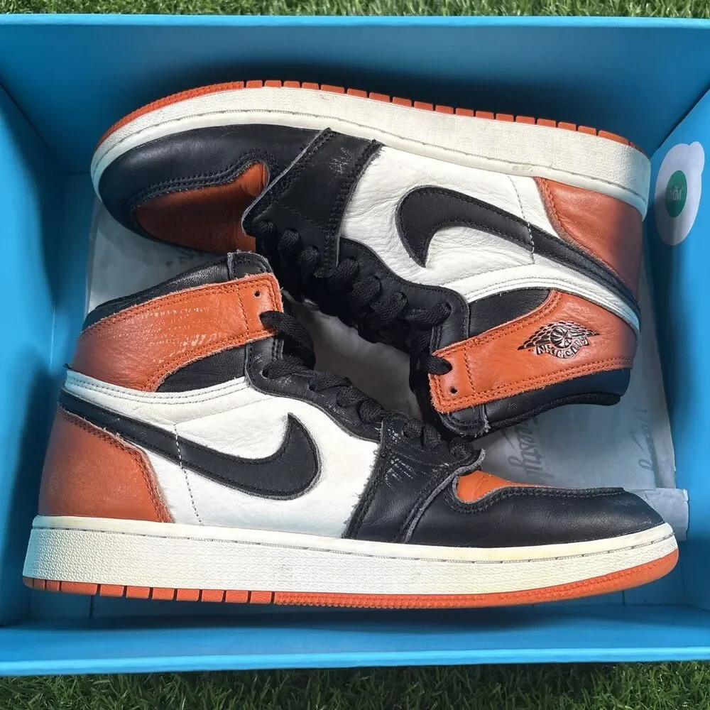 Nike Air Jordan 1 Retro High OG GS Shattered Backboard Size 7Y Shoes FD1437-008
